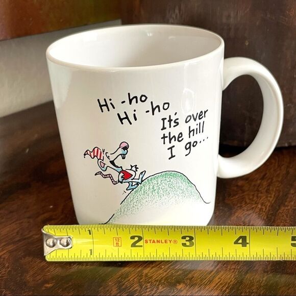 Shoebox Greetings “over the hill I go” coffee mug - Picture 9 of 14